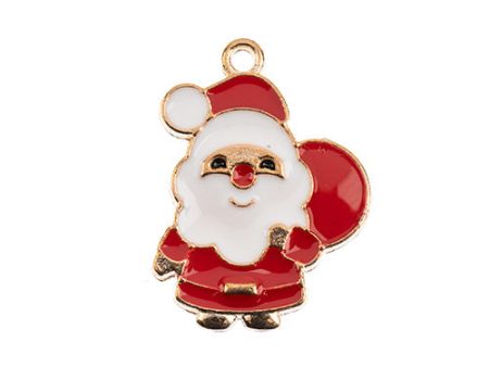 Sweet & Petite Charms, Santa 23x17mm, 8 pcs For Cheap