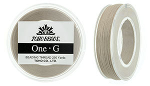 One G Thread, Beige, 250 yds Fashion