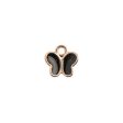 Sweet & Petite Charms, 8x8mm Butterfly Black, 10 pcs Online