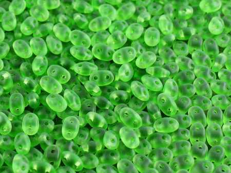 MiniDuo Beads, Matte Chrysolite, MSD5005-84110, 8 grams For Discount