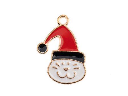 Sweet & Petite Charms, Santa Cat 21x15mm, 8 pcs Sale