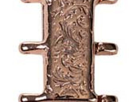 Nisida III, 8 0 Magnetic Clasp Rose Gold Plate, 1 piece Supply