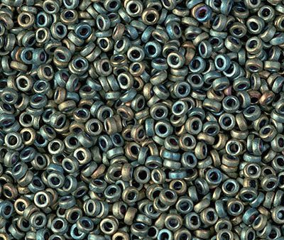 Miyuki 2.2mm Spacer Bead, Matte Metallic Patina Iris, SPR2-2008, 7 grams Sale