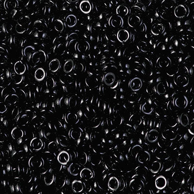 Miyuki 3mm Spacer Bead, Black, SPR3-0401, 8 grams on Sale