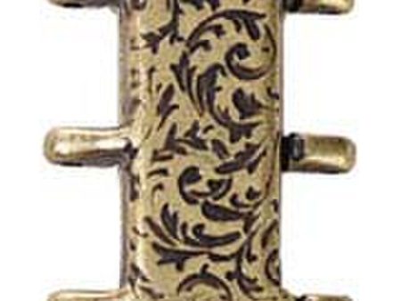 Nisida III, 8 0 Magnetic Clasp Antique Brass Plate, 1 piece Online now