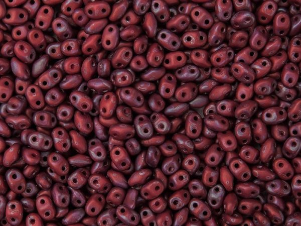 MiniDuo Beads, Nebula Coral Red Matt, MSD9320-85001, 8 grams on Sale