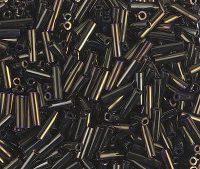 Miyuki 6mm Bugle Beads, Metallic Brown Iris, BGL2-0458, 17 grams Online Sale