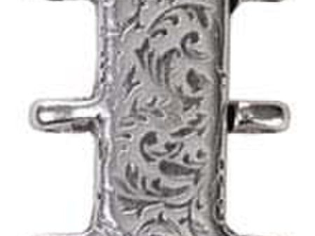 Nisida III, 8 0 Magnetic Clasp Antique Silver Plate, 1 piece For Discount