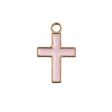 Sweet & Petite Charms, 17x11mm Cross Pink, 10 pcs Online Hot Sale