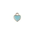 Sweet & Petite Charms, 7x8mm Small Hearts Light Blue, 10 pcs Online now