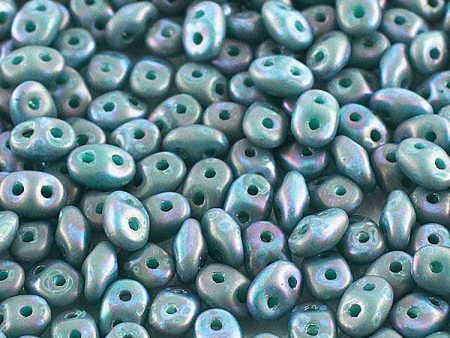 MiniDuo Beads, Nebula Turquoise Green Matte, MSD6313-85001, 8 grams Cheap