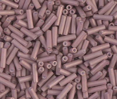 Miyuki 6mm Bugle Beads, Matte Antique Rose Gold Luster, BGL2-2034, 17 grams Online Sale