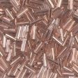 Miyuki 6mm Bugle Beads, Copper Lined Crystal Hex Cut, BGL2-0197H, 17 grams Online Hot Sale