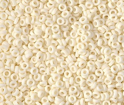 Miyuki 2.2mm Spacer Bead, Matte Opaque Cream, SPR2-2021, 7 grams Cheap