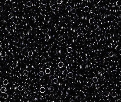 Miyuki 2.2mm Spacer Bead, Black, SPR2-0401, 7 grams Online now