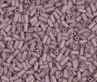 Miyuki 3mm (#1) Bugle Beads, Matte Antique Rose Gold Luster , BGL1-2034, 8.5 grams For Cheap