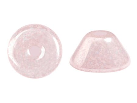 Konos Par Puca® Czech glass bead, Frost Sweet Pink Luster, 10 grams Online Hot Sale