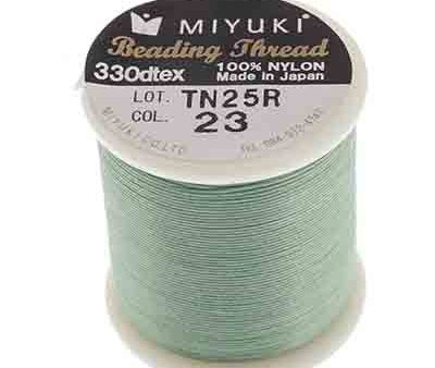 Mint Miyuki Nylon Beading Thread B, 50 meters Online now