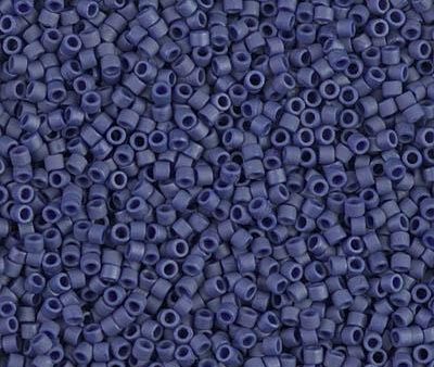 Miyuki Delica Bead 11 0, DB0377, Matte Met Royal Blue, 50 grams Sale