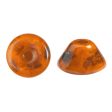 Konos Par Puca® Czech glass bead, Frost Tangerine Travertin, 10 grams Online