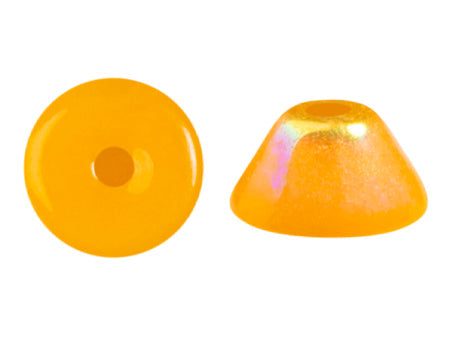 Konos Par Puca® Czech glass bead, Frost Tangerine AB, 10 grams Online Hot Sale