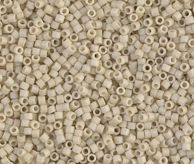 Miyuki Delica Bead 11 0, DB0388, Matte Opaque Bone Luster, 50 grams Cheap