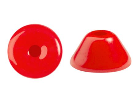 Konos Par Puca® Czech glass bead, Frost Cherry, 10 grams Supply