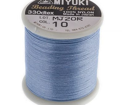 Lt Blue Miyuki Nylon Beading Thread B, 50 meters Online Hot Sale