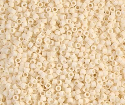 Miyuki Delica Bead 11 0, DB0762, Matte Op Dk Cream, 50 grams Online Hot Sale