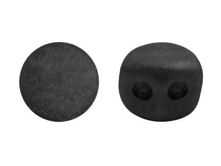 Kalos® Par Puca®, 2 Hole Bead, Jet Matte, 10 grams For Sale