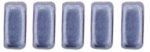 Czechmate 3mm X 6mm Brick Glass Czech Two Hole Bead, Sueded Gold Provence Online now