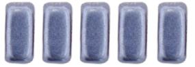 Czechmate 3mm X 6mm Brick Glass Czech Two Hole Bead, Sueded Gold Provence Online now