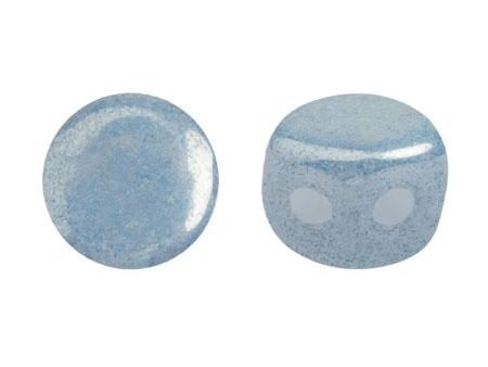 Kalos® Par Puca®, 2 Hole Bead, Opaque Blue Ceramic Look, 10 grams For Cheap