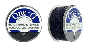 Toho One-G Thread, Navy, 50 yards (1 Spool) Fashion