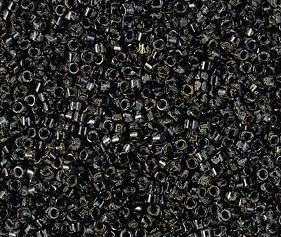 Miyuki Delica Bead 11 0, DB2261, Black Picasso, 50 grams on Sale