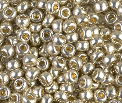 6 0 Miyuki Seed Beads, Duracoat Galvanized Silver, 6-4201, 10 grams Online Sale