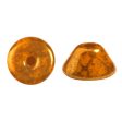 Konos Par Puca® Czech glass bead, Frost Tangerine Bronze, 10 grams Fashion