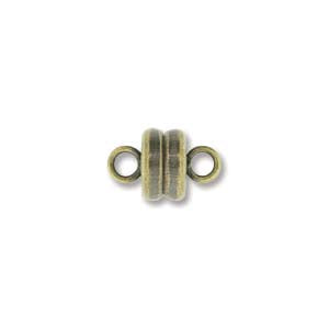 Magnetic Clasp 6mm Antique Brass Plate, 3 sets Online