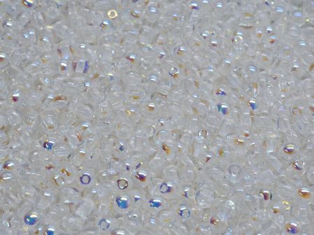 3mm Czech Round Druk Bead, Crystal AB, 50 pieces Cheap