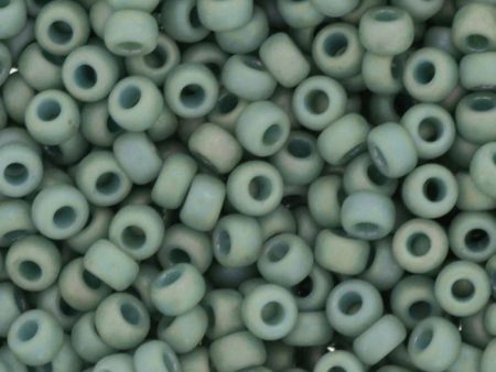 6 0 Miyuki Seed Beads, Matte Op Glazed Sea Opal AB, 10 grams Discount