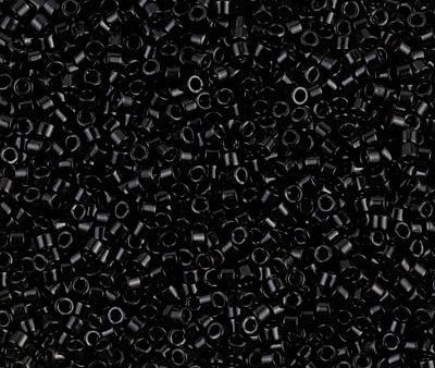 Miyuki Delica Bead 11 0, DB0010, Black, 50 grams Cheap