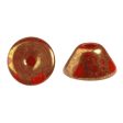 Konos Par Puca® Czech glass bead, Frost Cherry Bronze, 10 grams Online now