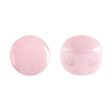 Kalos® Par Puca®, 2 Hole Bead, Opaque Light Rose Ceramic Look, 10 grams Hot on Sale