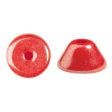 Konos Par Puca® Czech glass bead, Frost Cherry Luster, 10 grams Online now