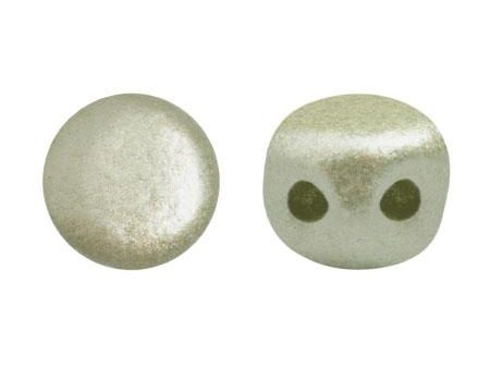 Kalos® Par Puca®, 2 Hole Bead, Metallic Matte Beige, 10 grams Discount