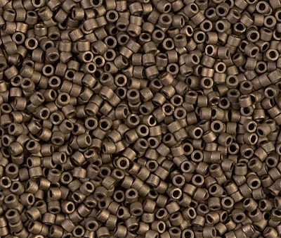 Miyuki Delica Bead 11 0, DB0322, Matte Metallic Dark Bronze, 50 grams Discount