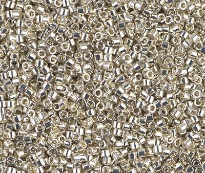 Miyuki Delica Bead 11 0, DB0035, Galv Silver, 50 grams Cheap