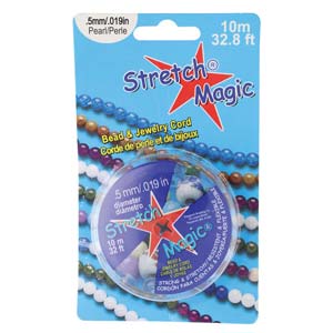 Stretch Magic 0.5mm Pearl Stretch Cord, 10 meters Online