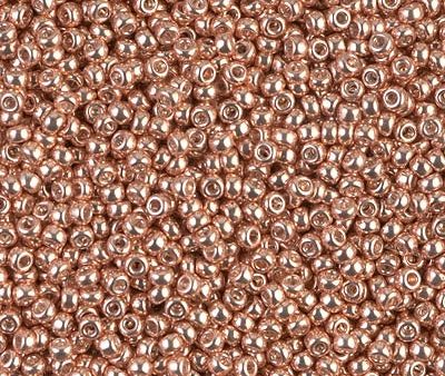 Miyuki 11 Round Seed Bead, 11-1072L, Galvanized Apricot Gold, 13 grams Online Sale