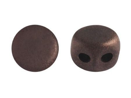 Kalos® Par Puca®, 2 Hole Bead, Dark Bronze Matte, 10 grams Sale